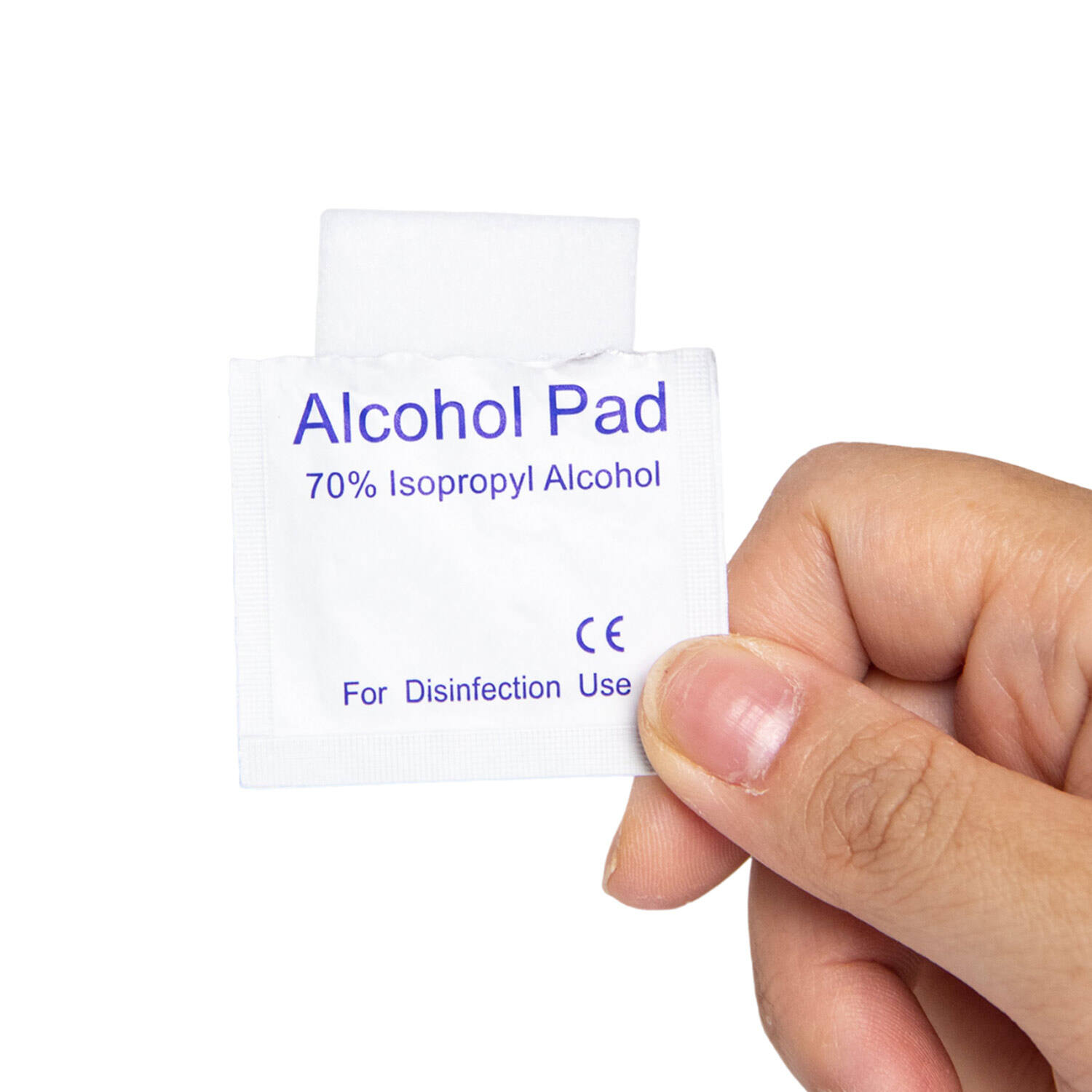 Tissue Alkohol Pre-Injeksi dalam Kemasan Tunggal yang Dapat Dipesan Sesuai Kebutuhan untuk Disinfektan dan Pembersihan