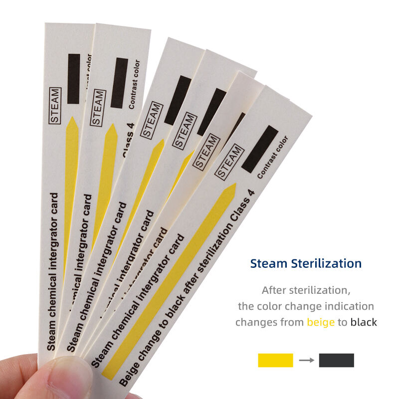 نوارهای نشانگر استریلیزاسیون بخار و شیمیایی دستگاه پزشکی کلاس 4، 5، 6