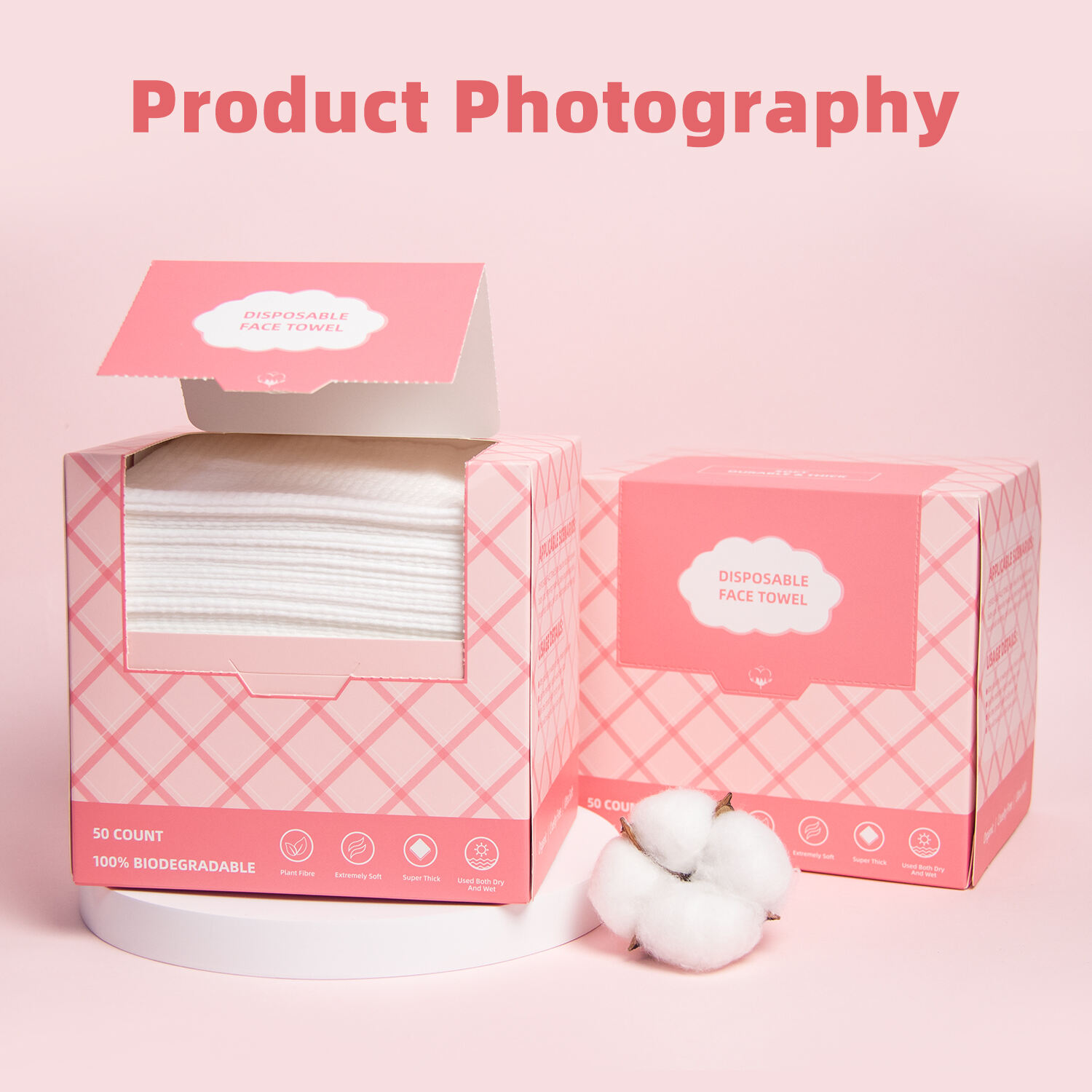 ผ้าเช็ดหน้าแบบใช้แล้วทิ้ง ขนาด 10