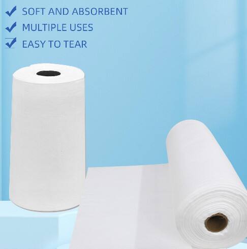 What are the benefits of using jumbo cotton rolls compared to smaller rolls or other absorbent materials?