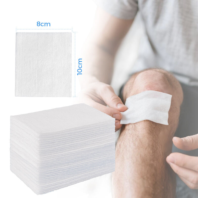 Gasas Esponjas de 8x10cm de Grado Hospitalario | Suaves y Transpirables para Quemaduras y Uso Quirúrgico