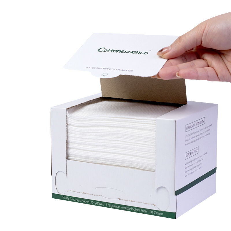 แผ่นเช็ดหน้าแบบพกพา – พกสะดวกและเนื้อนุ่ม เหมาะสำหรับการเดินทาง