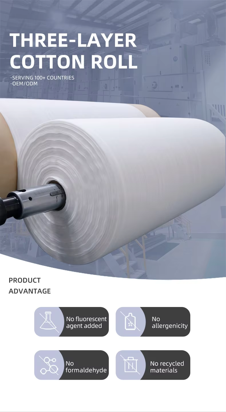 spunlace cotton nonwoven fabric non woven fabric nonwoven fabric rolls raw material cotton rolls cotton rounds for beauty cross spunlace composite roll antibacterial cotton pad oeko tex certified cotton pad spunlace nonwoven fabric rolls-1