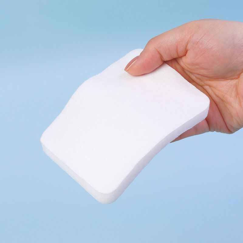 Надм'які товсті бавовняні підкладки для немовлят, 11×9 см, квадратні з заокругленими кутами, одноразові, без ворсу, для догляду за шкірою новонароджених