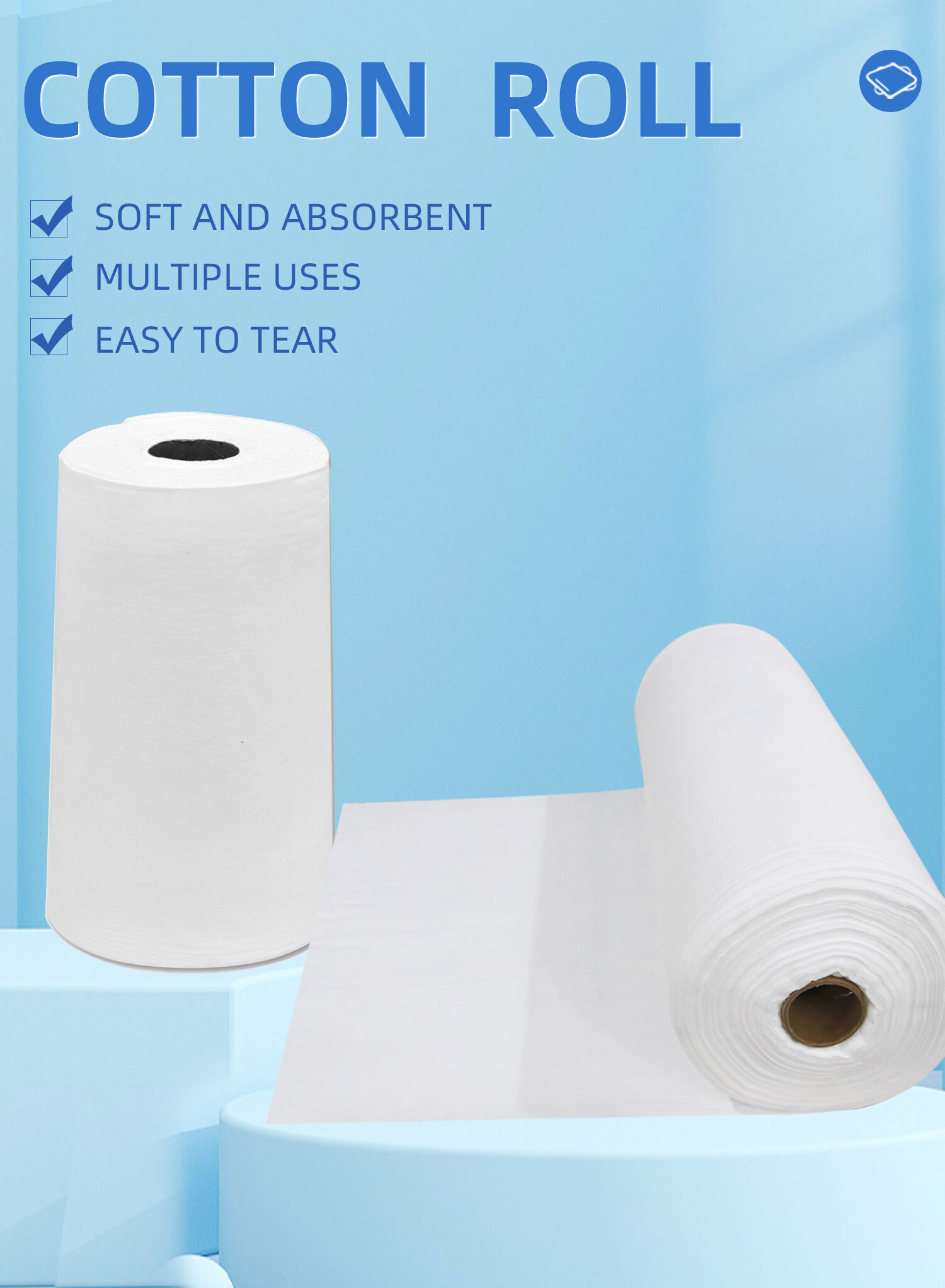 Jumbo Cotton Roll – High-Quality, 100% Pure Cotton for Beauty & Medical Use