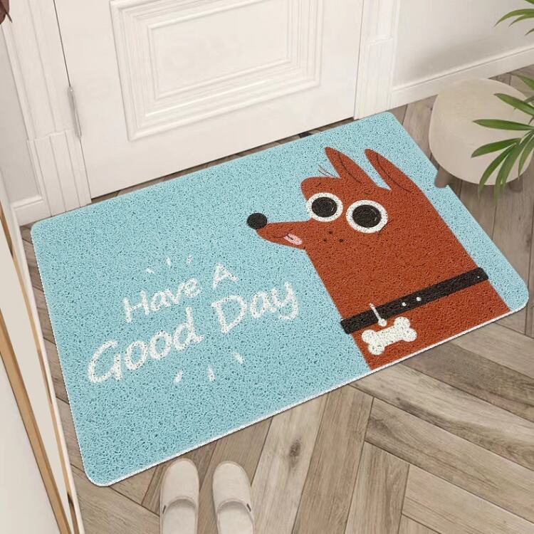 New arrival Washable Non-Slip Outdoor Carpet 3D Printing Rectangle Round Entry door mats for home doormat Custom welcome mat supplier