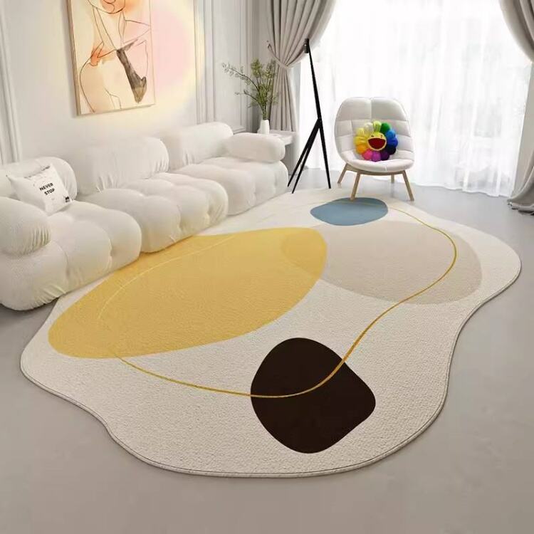 Custom Modern Rugs - Non-Slip Simple Style Living Room and Bedroom Carpets, Soft Area Rugs for Contemporary Home Decor details