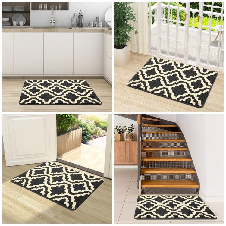 Premium Indoor Door Mat - Non-Slip, Absorbent, Dirt-Resistant Entryway Mat, Low-Profile Welcome Mat for Home Entrance, Ideal for Indoor and Outdoor Use manufacture