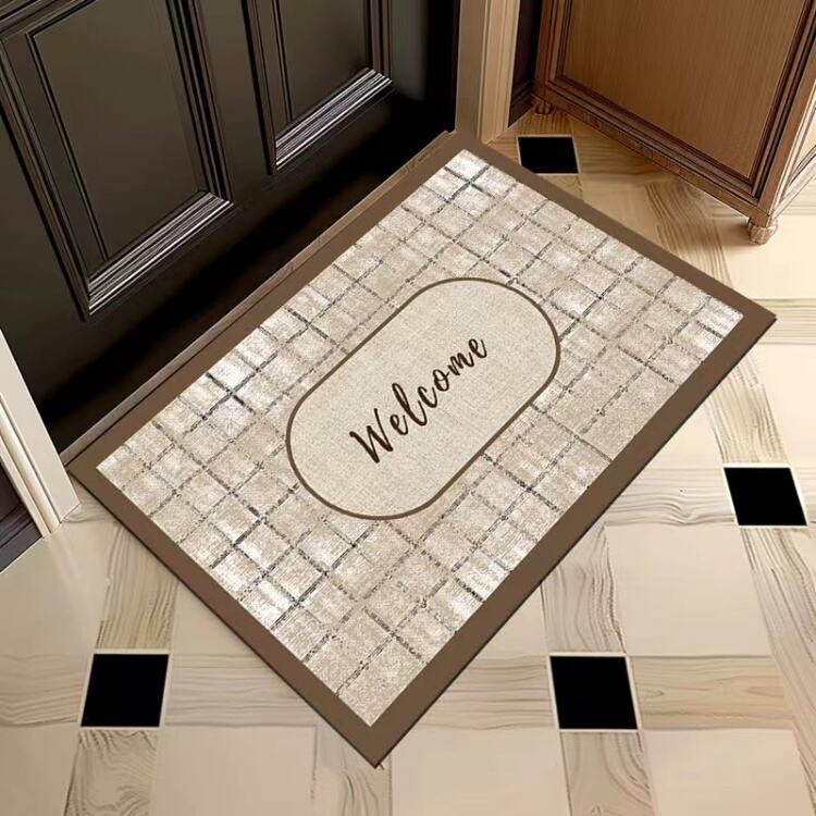 Luxury Crystal Velvet Home Door Mat - Thick, Non-Slip, Machine Washable Entrance Rug, Perfect for Indoor and Outdoor Use, Ideal Welcome Mat for Your Home Entrance supplier