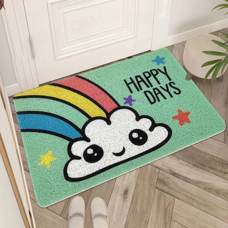 New arrival Washable Non-Slip Outdoor Carpet 3D Printing Rectangle Round Entry door mats for home doormat Custom welcome mat manufacture