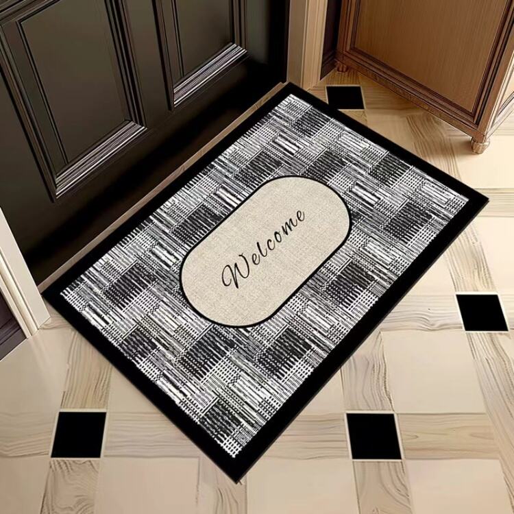 Luxury Crystal Velvet Home Door Mat - Thick, Non-Slip, Machine Washable Entrance Rug, Perfect for Indoor and Outdoor Use, Ideal Welcome Mat for Your Home Entrance supplier