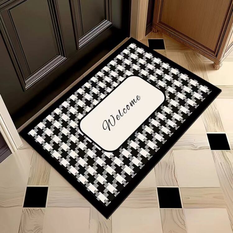 Luxury Crystal Velvet Home Door Mat - Thick, Non-Slip, Machine Washable Entrance Rug, Perfect for Indoor and Outdoor Use, Ideal Welcome Mat for Your Home Entrance supplier