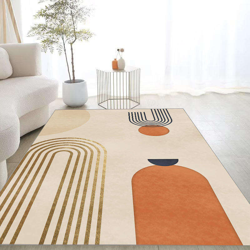 Nordic Inspired Luxury Living Room Carpets - Simple, Easy Care, Stain-Resistant Abstract Rugs for Modern Home Decor supplier