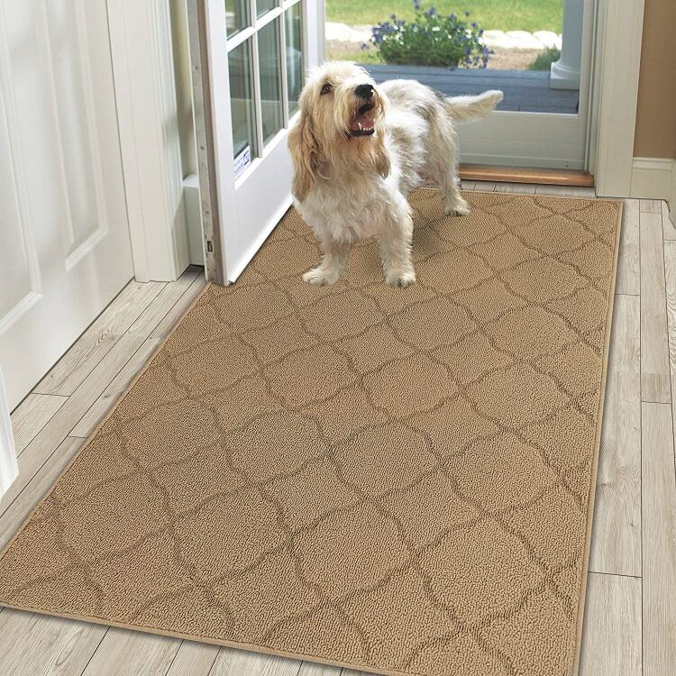 Luxury Geometric Door Mat - High-End Polypropylene Non-slip TPR Back Indoor/Outdoor Welcome Rug, Perfect for Entryway manufacture