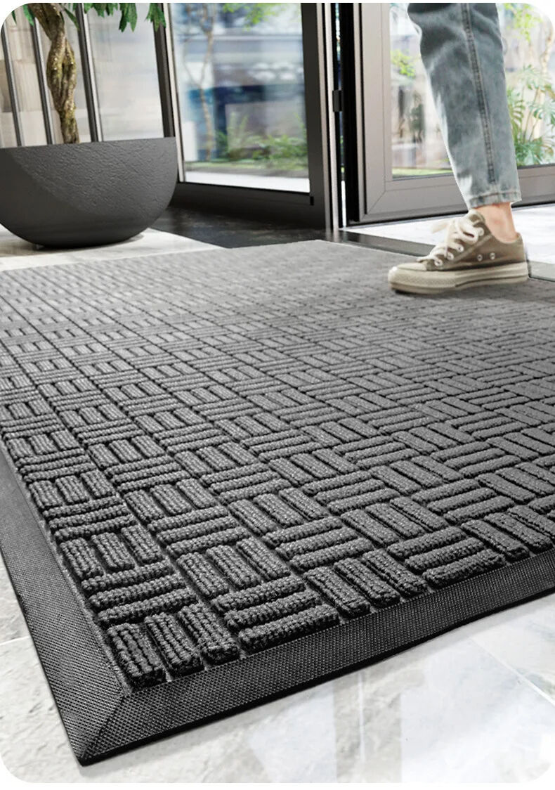 Commercial-Grade Hotel Entrance Door Mat - Polypropylene Rubber Non-Slip Door Rug, Super-Microfiber Floor Mat, Ideal for Entryways, Households, Bedrooms, and Living Rooms supplier