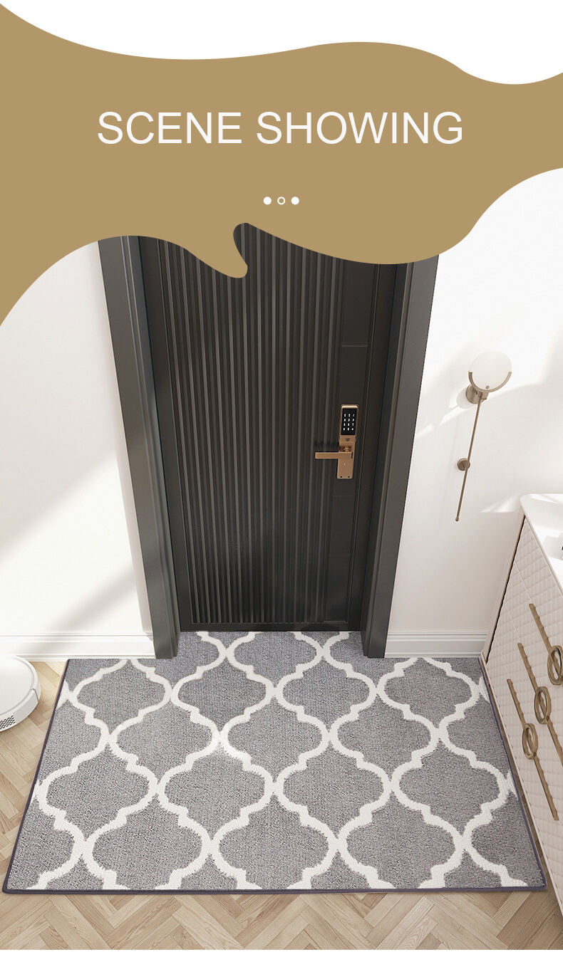 Custom Non-Slip Entrance Door Mat - High Absorbency Rubber-Backed Door Rug, Perfect for Welcoming Guests details