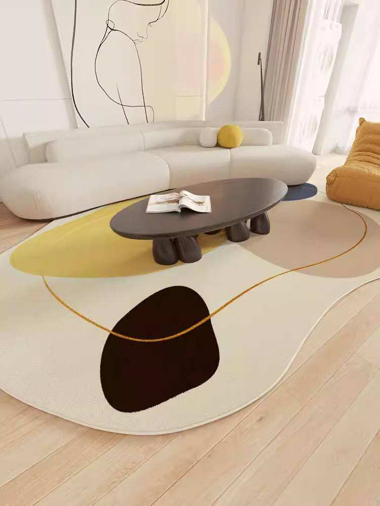 Custom Modern Rugs - Non-Slip Simple Style Living Room and Bedroom Carpets, Soft Area Rugs for Contemporary Home Decor manufacture