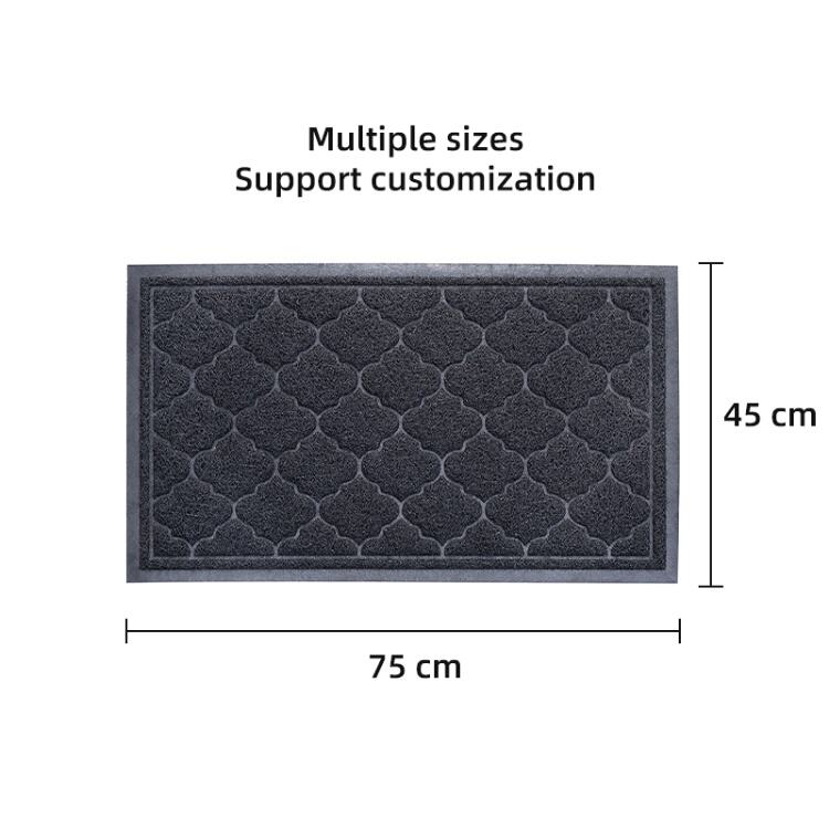 PVC Coil Door Mat - Durable Indoor/Outdoor Entrance Rug, Anti-Slip Welcome Mat for Home and Office, High-Traffic Area Door Mat details