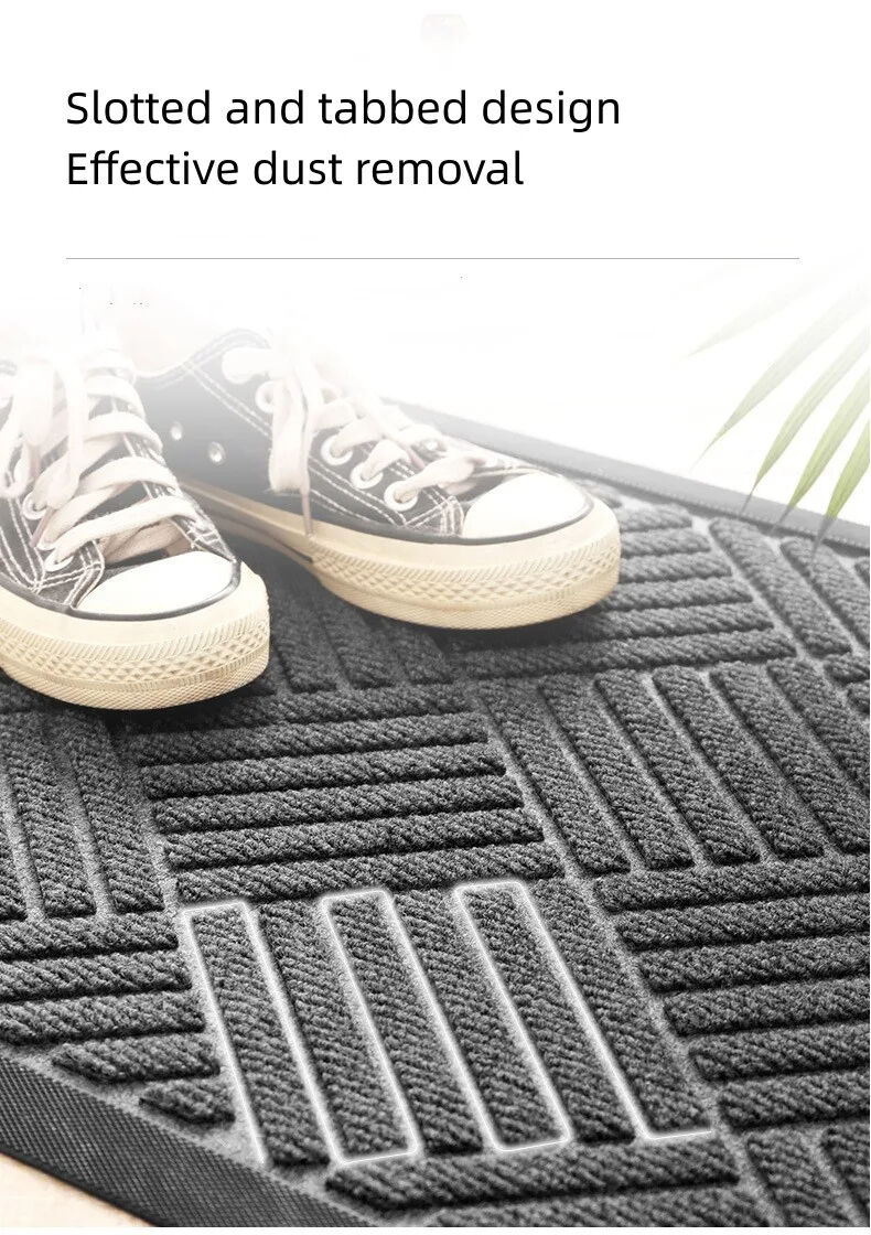 Commercial-Grade Hotel Entrance Door Mat - Polypropylene Rubber Non-Slip Door Rug, Super-Microfiber Floor Mat, Ideal for Entryways, Households, Bedrooms, and Living Rooms details