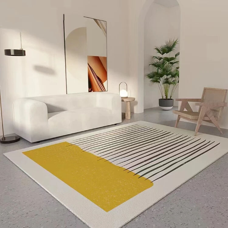 Modern Handmade Carpets and Rugs - Printed Living Room Floor Coverings, Soft Area Rugs for Comfort and Style, Ideal for Home Interiors and Entrances details