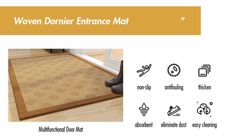 Custom-Sized Anti-Slip Waterproof PVC Coil Carpets - Durable Indoor/Outdoor Entrance Mats, Printed Welcome Door Mats for Home and Office manufacture