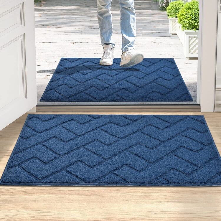 Luxury Geometric Door Mat - High-End Polypropylene Non-slip TPR Back Indoor/Outdoor Welcome Rug, Perfect for Entryway manufacture