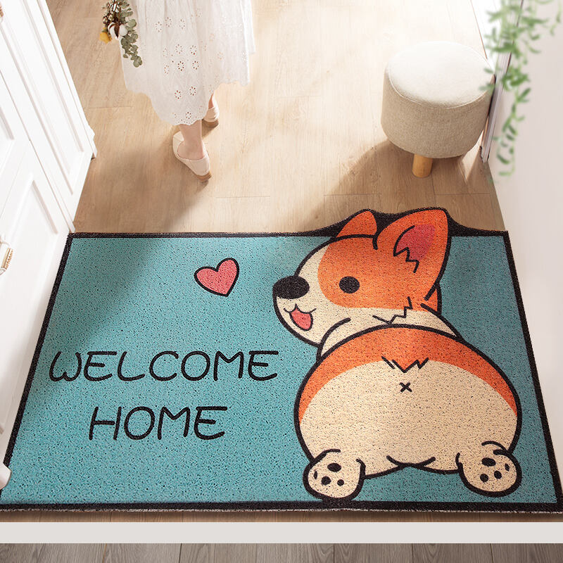 Cartoon PVC Door Mat - Anti-Slip, Durable, and Damp-Proof Entrance Rug, Perfect for Home, Office, and Hotel factory