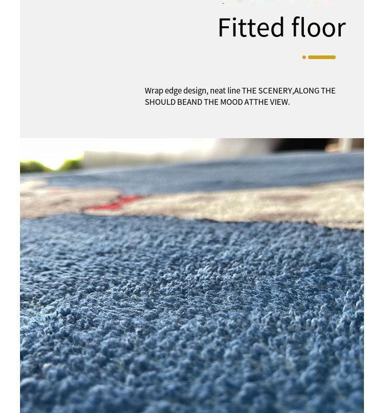 New Non-Slip Faux Cashmere Carpet - Thickened Bedroom Rug, Large Living Room Area Rugs supplier