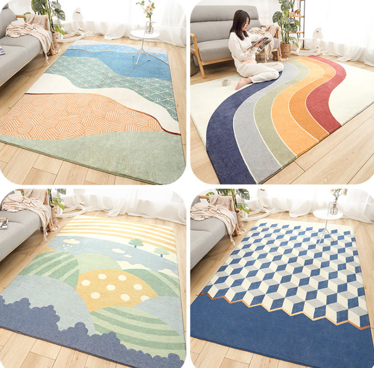 Hot Sale: Soft Kids Rainbow Play Mat - Large Baby Floor Mat for Home Decor, Multi-Purpose Bathroom Floor Mat manufacture