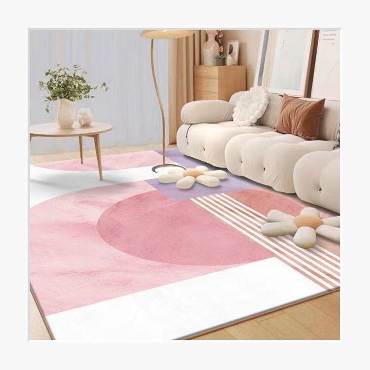 Wool Living Room Carpets - Thickened Rugs for Home, Simple Children's Bedroom Rugs, Lounge Mat details