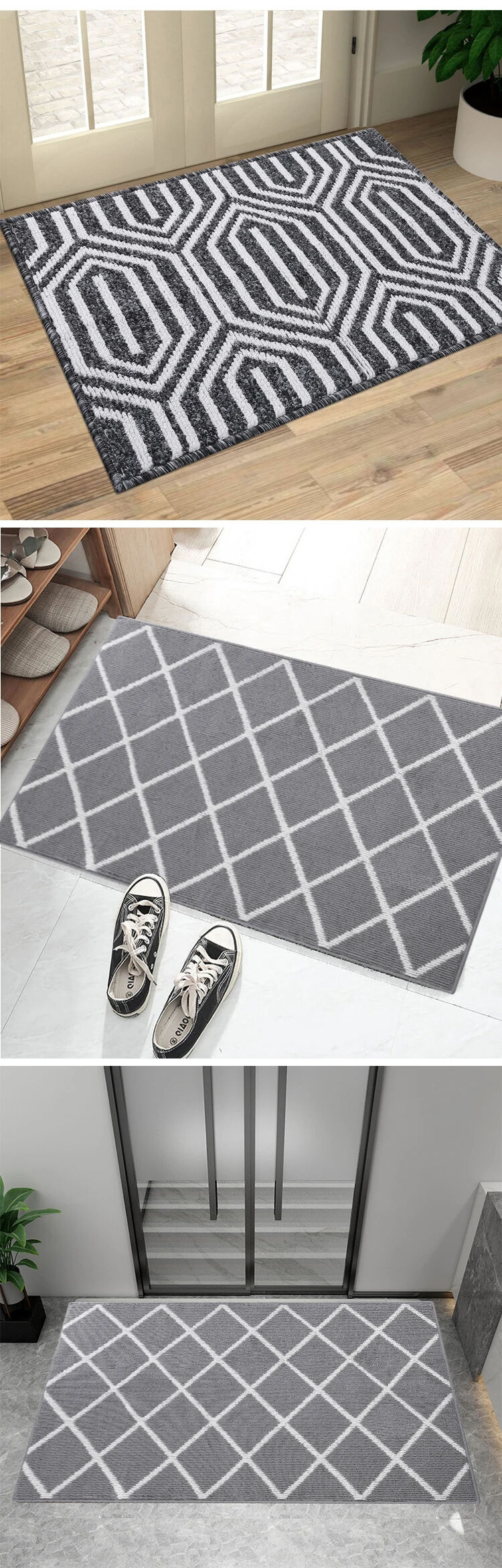 Hot Sale Super Absorbent Microfiber Entrance Door Mat - Clean Indoor Floor Mat for Absorb Water, Non-Slip Door Rug, Ideal Floor Rugs for Bedroom, Living Room, and Entrance manufacture