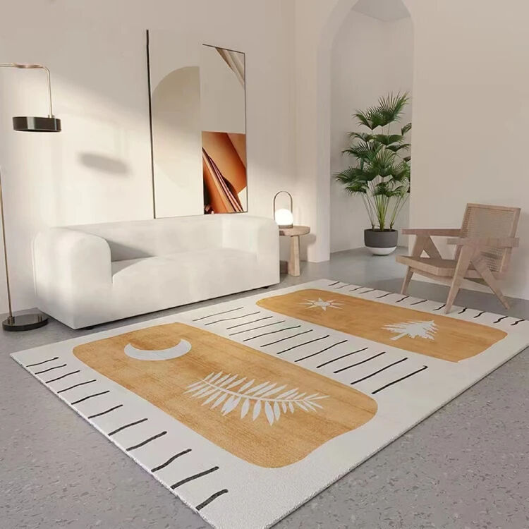 Modern Handmade Carpets and Rugs - Printed Living Room Floor Coverings, Soft Area Rugs for Comfort and Style, Ideal for Home Interiors and Entrances details