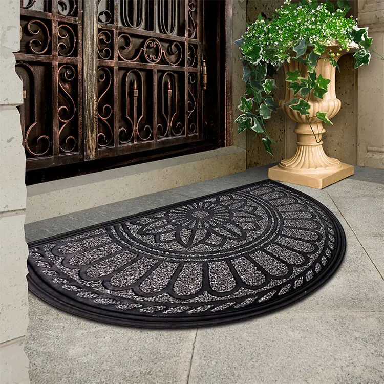 High-Traffic Entrance Outdoor and Indoor Floor Mat - Non-Slip Super-Microfiber Door Mat and Rug, Ideal Floor Rug for Home, Entrance, Bedroom, and Living Room