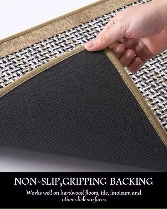 Industrial-Grade Custom Woven Rubber Kitchen Floor Mats - Non-Slip Bottom, Dirt-Resistant Super-Microfiber Mats, Ideal for Kitchen, Entrance, and Home Interiors supplier