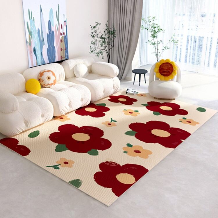 Instagram-Style High-End Minimalist Living Room Carpet - Bedroom Tea Table Area Rug, Modern Floor Covering for Stylish Home Decor supplier