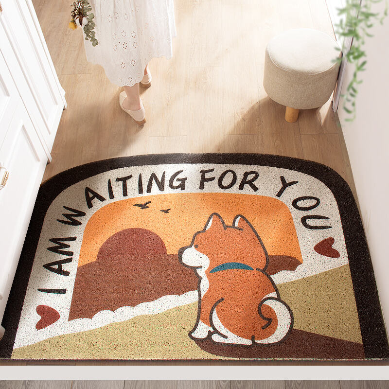 Cartoon PVC Door Mat - Anti-Slip, Durable, and Damp-Proof Entrance Rug, Perfect for Home, Office, and Hotel supplier