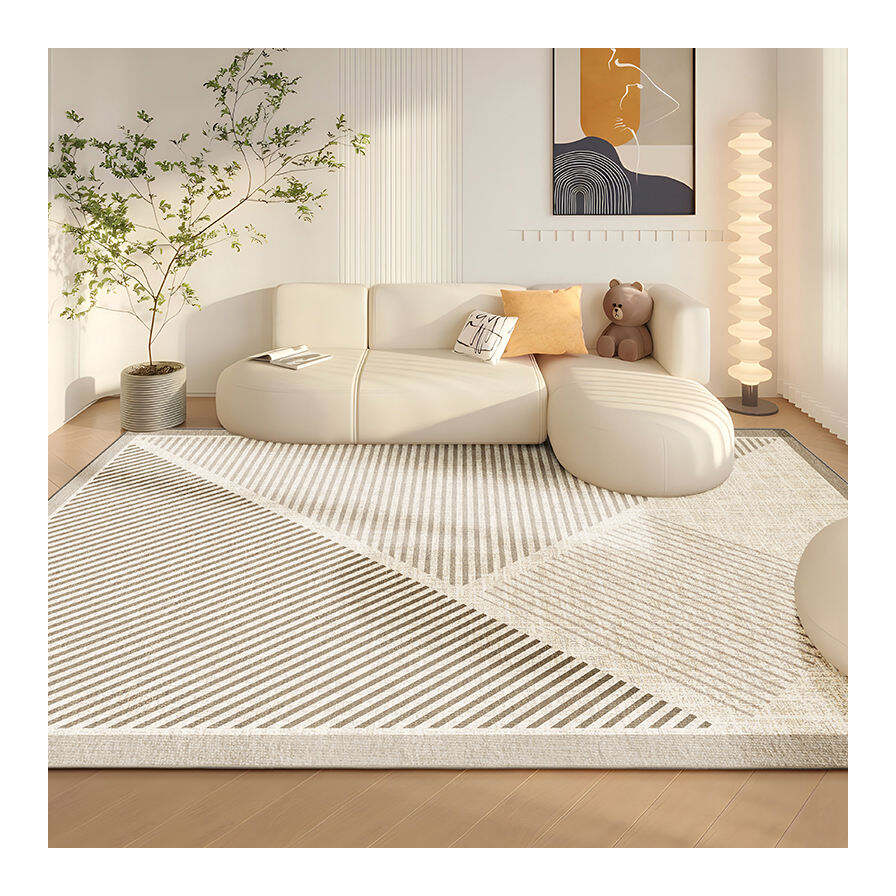 High-Quality Custom Geometry Rug - Large Living Room Carpet, Modern Geometric Design Area Rug, Plush Floor Covering for Home Decor