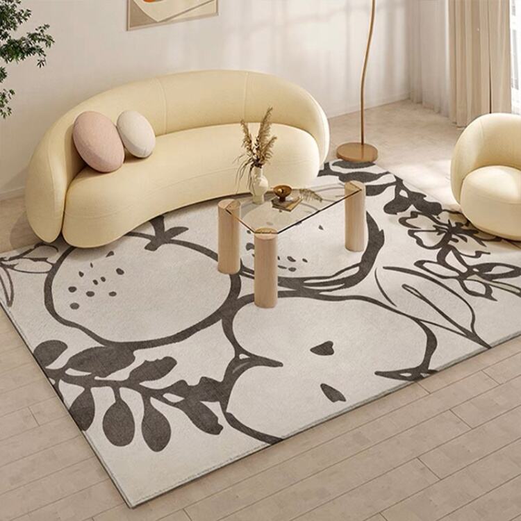 Instagram-Style High-End Minimalist Living Room Carpet - Bedroom Tea Table Area Rug, Modern Floor Covering for Stylish Home Decor manufacture