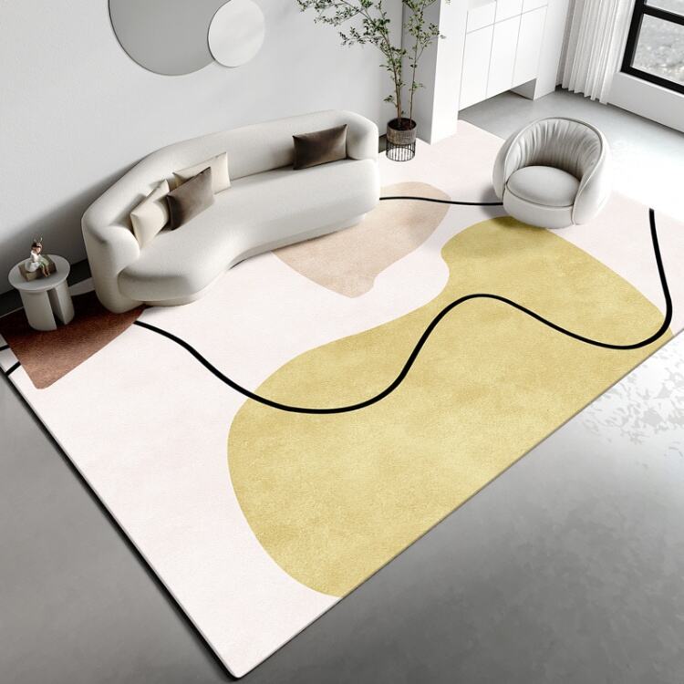 New Non-Slip Faux Cashmere Carpet - Thickened Bedroom Rug, Large Living Room Area Rugs supplier