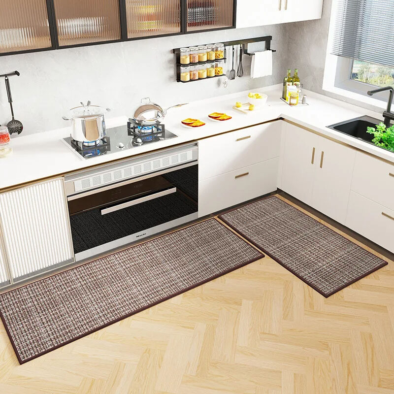 Top-Selling Oil-Absorbent Kitchen Mats - Customizable Anti-Fatigue Super-Microfiber Floor Mats, Non-Slip Door Mat and Rug for Kitchen, Entrance, and Home Interiors factory