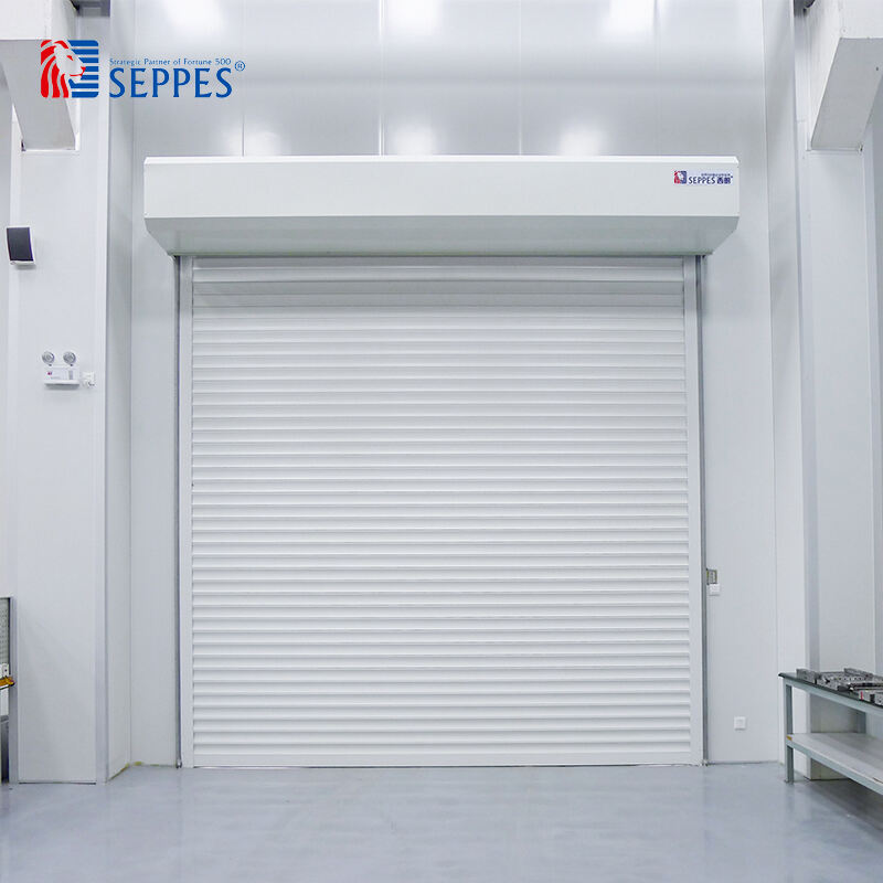 Aluminum roller shutter door