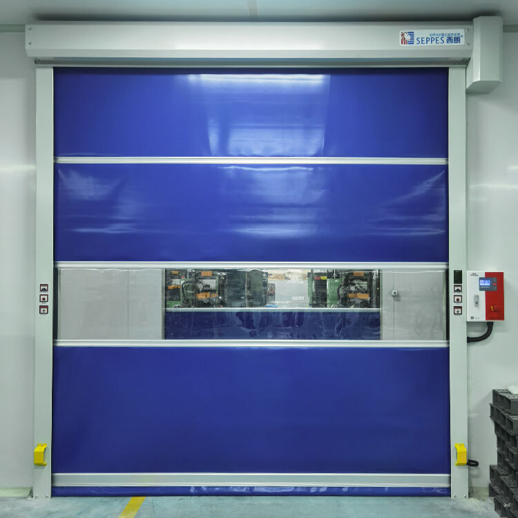 Experimenta una entrada y salida más rápidas con una puerta de alta velocidad de PVC