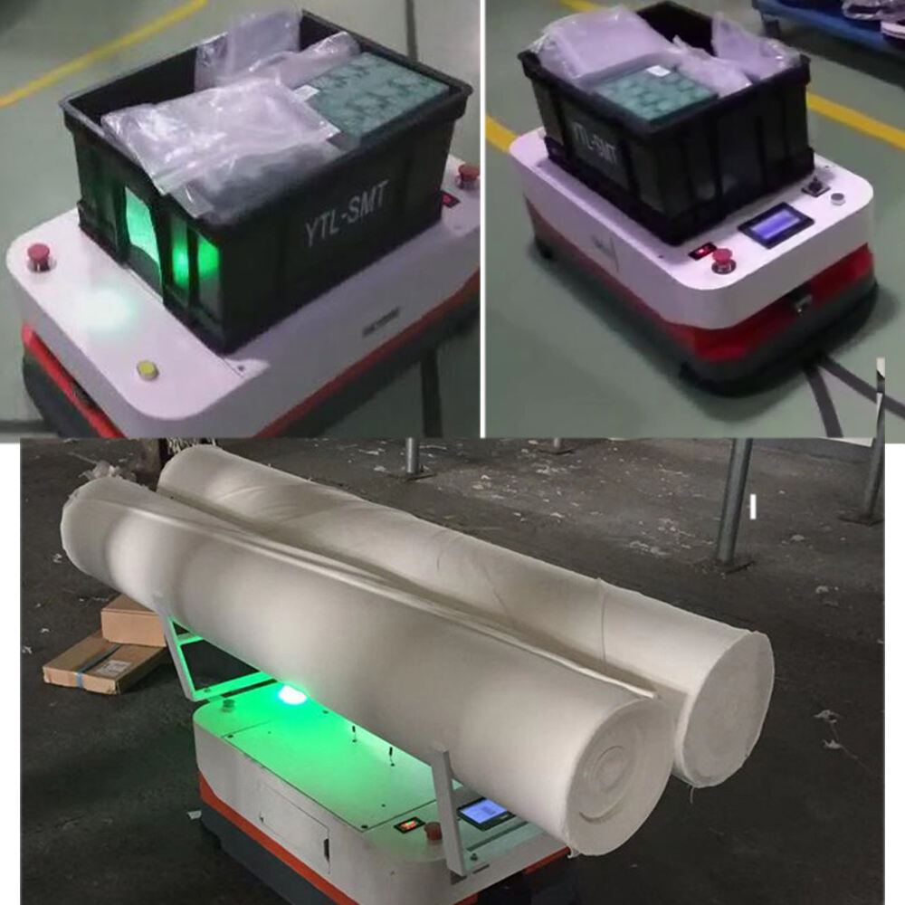 laser slam automated guided agv robot vehicle 100kg load capacity-50