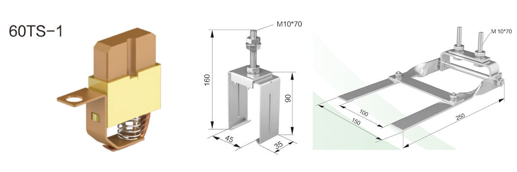 50A-140A 4 Poles Enclosed Conductor Bar Systems factory