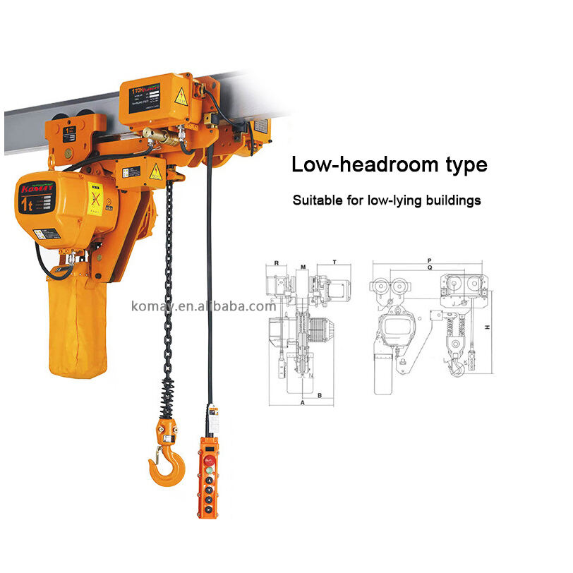 Low Headroom Electric Chain Hoist 0.5t-10t details