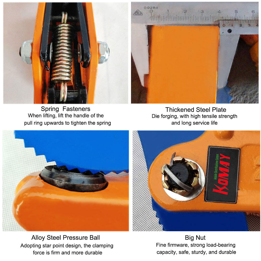 Vertical Steel Plate Lifting Clamp factory