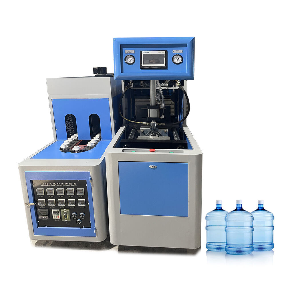 Ensuring top-notch results with a semi automatic bottle blowing machine.