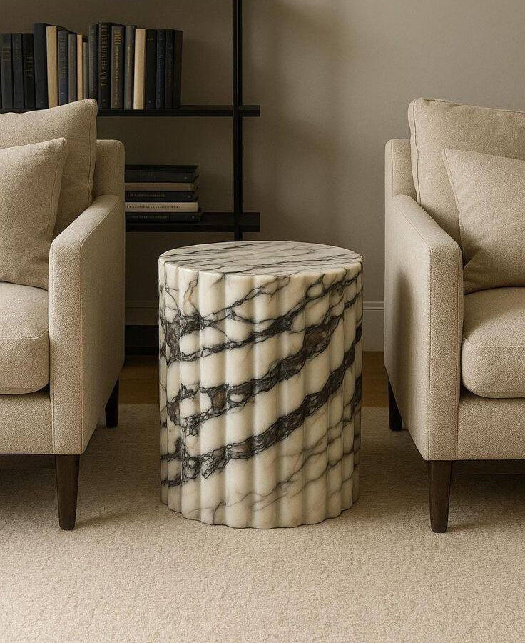arabescato marble end table.jpg