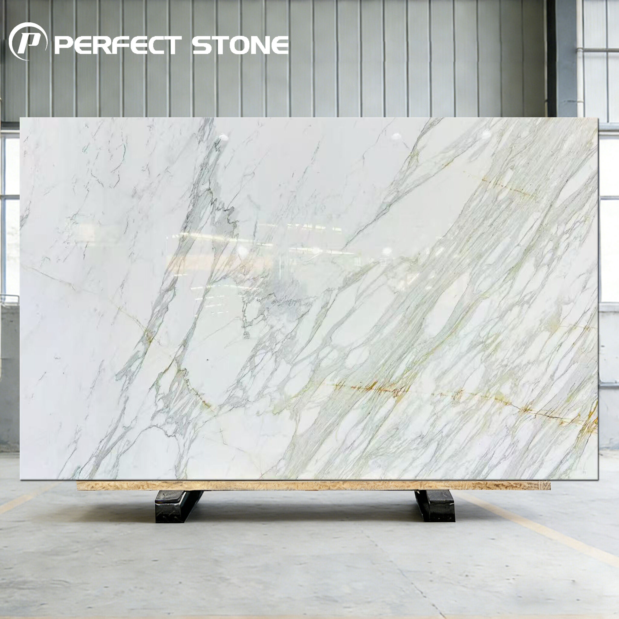 Wholesale Supplier Calacatta Gold Marble Slab for Sale
