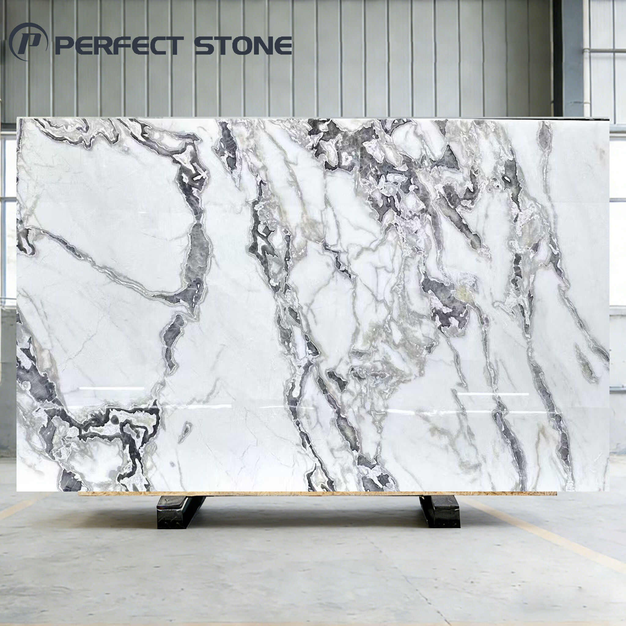 PerfectStone لوکس، ضدآب، سبک طراحی، تخته سنگ مرمر صدفی سفید برای کل پروژه‌های ساخت‌وساز